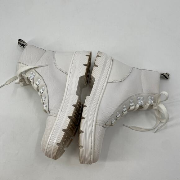 Dr. Martens white lace up boots - Picture 3 of 7